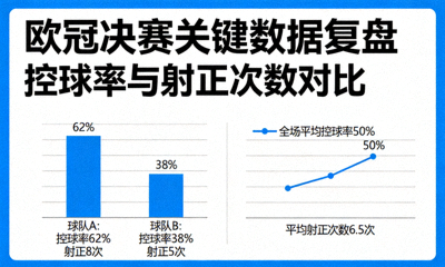 欧冠决赛关键数据复盘，控球与射正对比图表